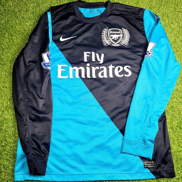 Henry Arsenal 2011 2012 Long Sleeve Away Soccer Jersey Shirt L SKU# 423984-472 - Picture 2 of 9